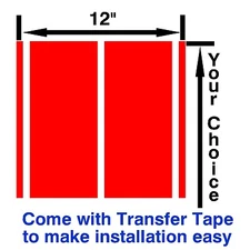 Racing Rally Stripe Decal Vinyl Sticker Car Auto Vehicle Truck  Body Door Side