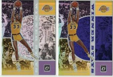 2019-20 DONRUSS OPTIC BASKETBALL KAREEM ABDUL JABBAR WINNER STAYS PURPLE &SILVER