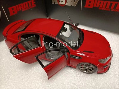 Biante 1:18 Scale DieCast Hsv Gtsr W1 Red 6 Door Open Car Model Toys Collection