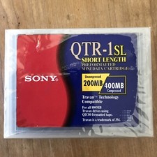 Sony QTR-1 QTR-1SL Travan 200/400MB Tape Cartridge NEW Sealed