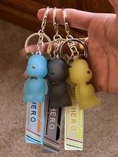 Now is 2  1pc Acrylic Bear Key Chain,key Ring .have 3 Color.
