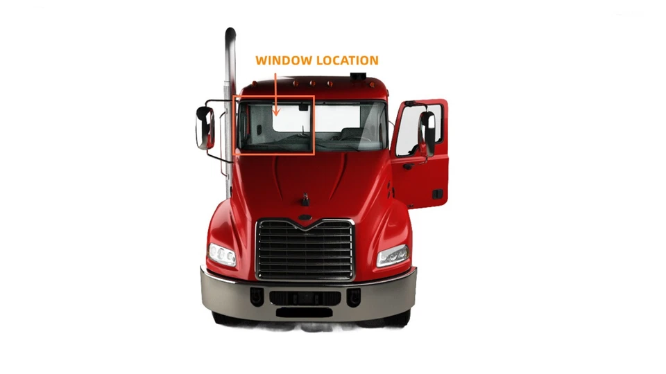 Passenger/Right Front Windshield Glass For Mack CH CHU CL CT CV CX GU Granixte — 第 2/3 张图片