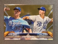 2018 Topps Update Gold Series #US56 Trevor Oaks Eric Stout /2018 Rookie Combos