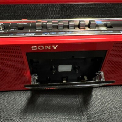Sony CFS-FM7 Retro Radio Cassette Recorder Vintage Boombox No