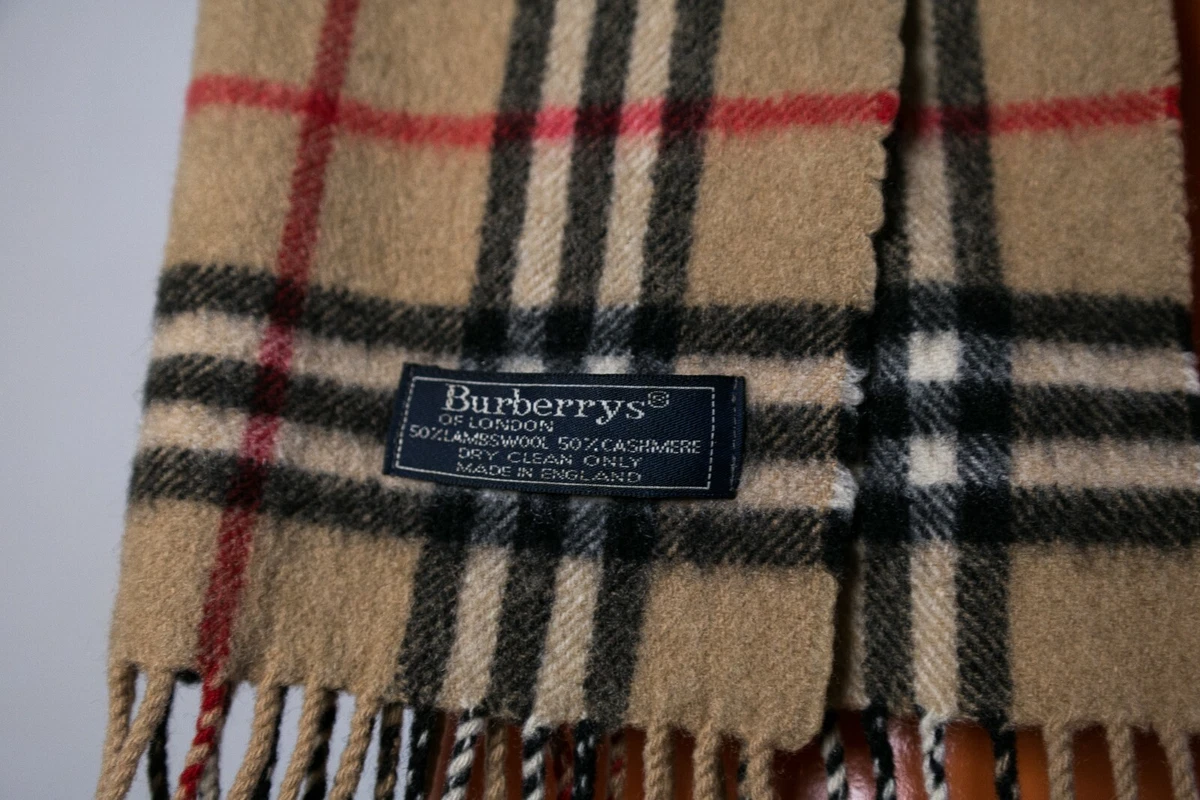 Burberry Wool-Silk Vintage Monogram Scarf