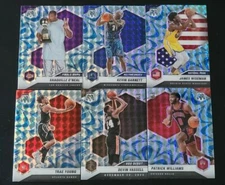 2020-21 Mosaic Basketball BLUE REACTIVE PRIZMS with Rookies You Pick the Card
