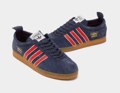 Adidas Gazelle SNEAKERS Vintage SOCCER 'World Cup Moments Blue & Red SIZE  US 9.5 | eBay
