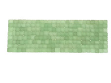 Kamienie mozaikowe mieszanka jasnozielonych matowych wykończeń 1 pasek nieregularne szkło majsterkowanie zrób to sam