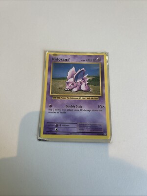 Pokémon TCG Nidoran (Male) Evolutions 43/108 Regular Common | eBay