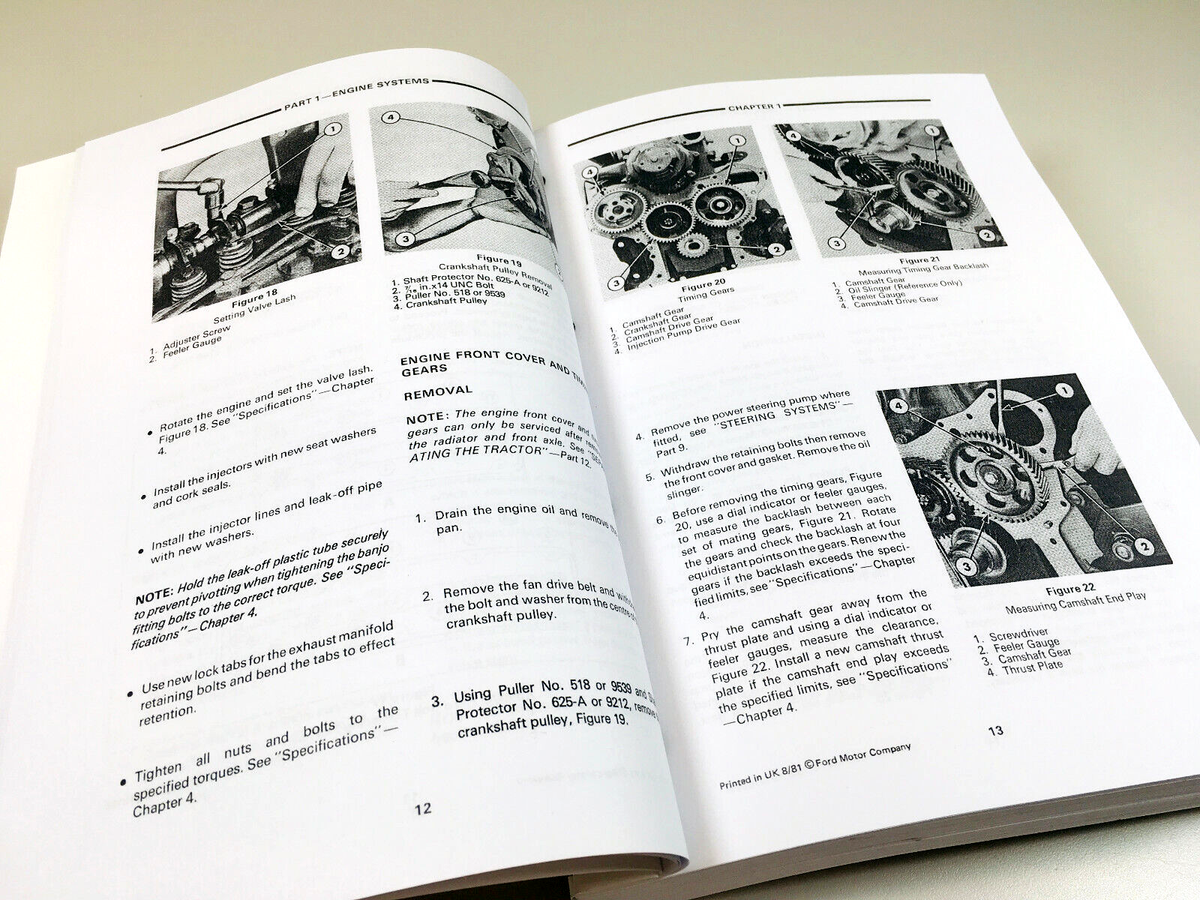 Ford Traktor 5610 6610 7610 Service Teile Bedienungsanleitung Factory Shop Set Book - Österreich