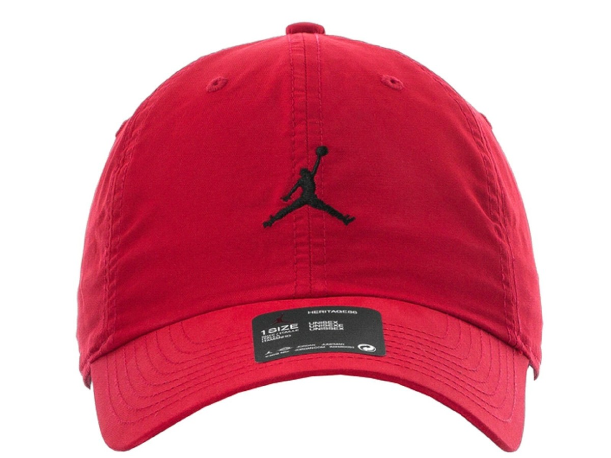 Jumpman Heritage86 Casquette Air Jordan Noir Et Rouge Jordan