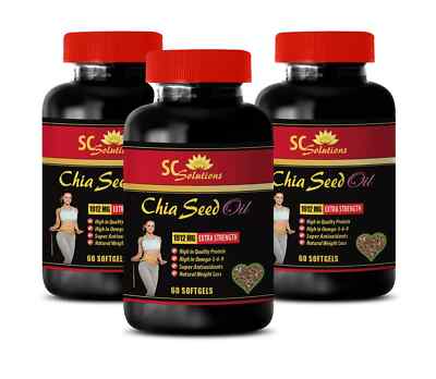 Botanical skin therapy - CHIA SEED OIL - Weightless finishing oil 3 Bottles