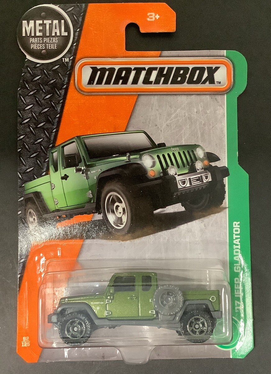 Matchbox 2017 Jeep Gladiator Die-Cast Toy Car – Green, 1:64 Scale (92/125) - View #8