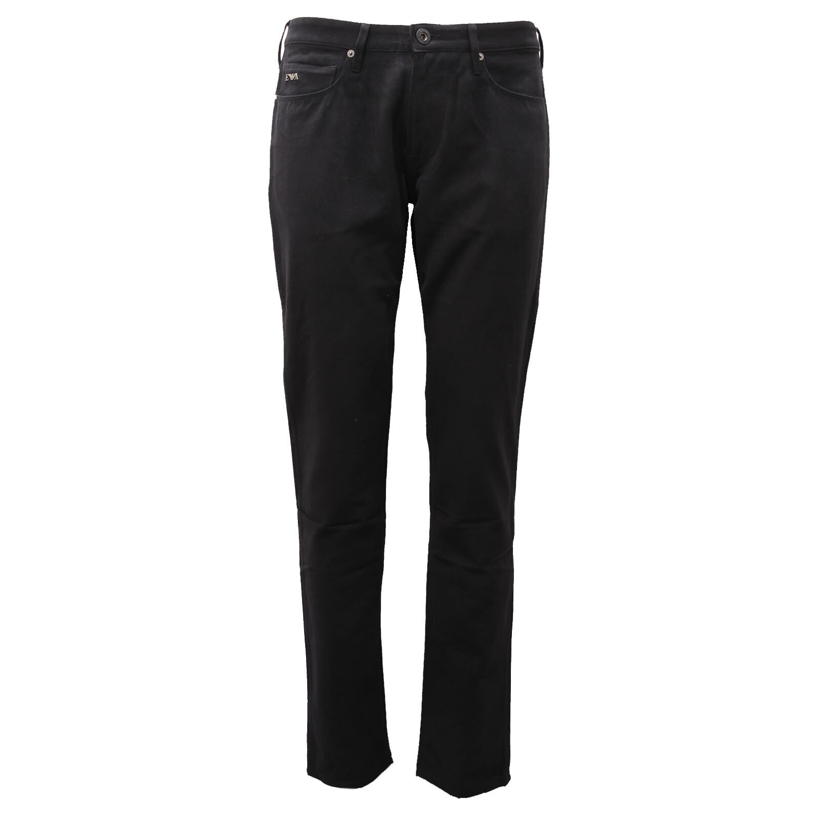 4002AE джинсы uomo EMPORIO ARMANI J06 приталенные черные хлопковые брюки мужские 26790₽