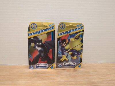 Imaginext Fisher Price DC Super Friends: #08 BATGIRL & #03 Batwing Figures! New/