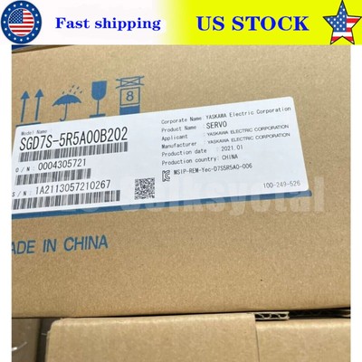 1PC NEW YASKAWA SGD7S-5R5A00B202 SERVO DRIVER SGD7S5R5A00B202