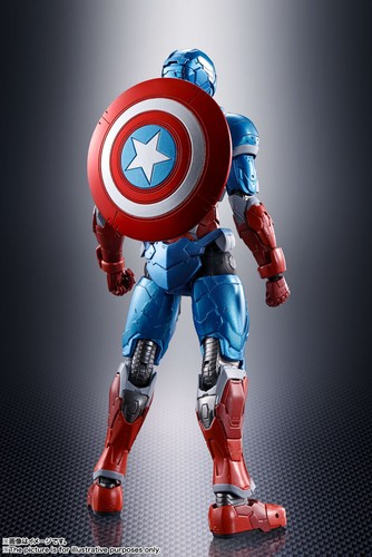 Captain America Tech-On Avengers Bandai Spirits S.H.Figuarts AUF LAGER USA - Bild 2 von 4