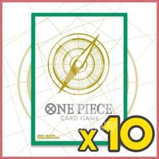 One Piece Card Game Standard Green 10 Assortment 5 Sleeves Official Bandai