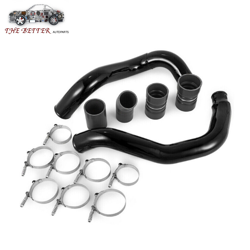 Turbo Intercooler kit Pipe Boot for Ford 6.0L CAC 03-07 Tube Powerstroke Black