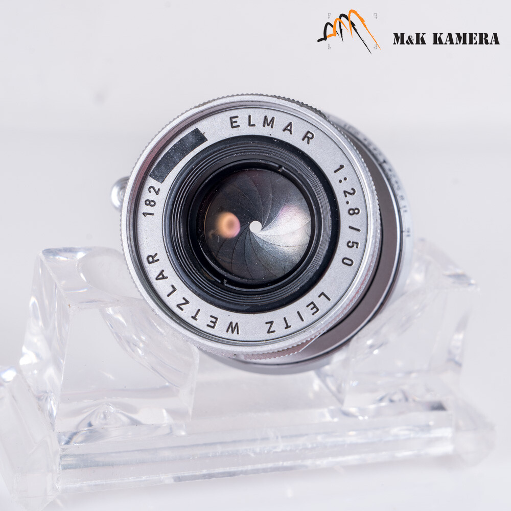 DaiXDです。LEICA-ELMAR-M50mmF2.8 LEITZ Leica Elmar M 50mm/F2.8 Ver.I Silver Lens Yr.1960 Germany