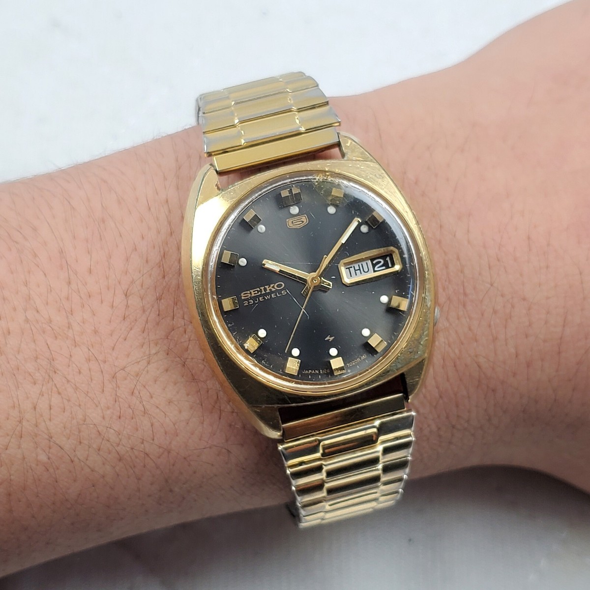 RARE VINTAGE 1960's SEIKO 5 5126-7000 AUTOMATIC 23 JEWELS JAPAN