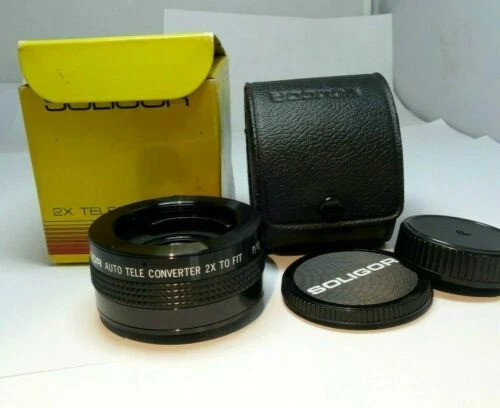 Objetivos manuales Soligor para cámaras