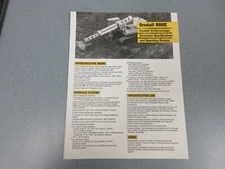Gradall 880E Excavator Brochure 4 Page Brochure