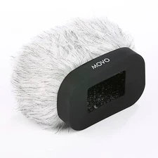 Movo Furry Windscreen for Zoom H4n H5 H6 & Tascam DR-47 DR100 Portable Recorders