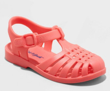 NEW Cat  Jack Girl's Red Sunny Jelly Sandals Size 9