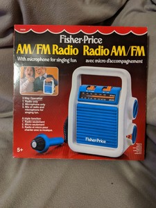 fisher price radio with microphone