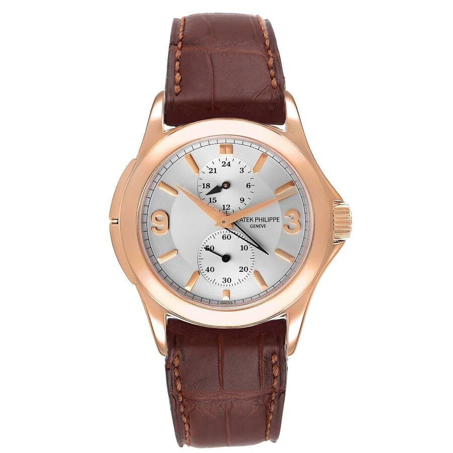 Patek Philippe Calatrava Travel Time 18k Rose Gold 5134R-011 | eBay