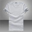 thumbnail 17 -  Men's V Neck Round Neck cotton T-shirt Slim Fit Short Sleeve Solid Color Casual