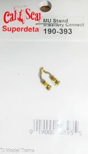 Cal-Scale HO #393 MU Stand w/Battery Connect (Brass Castings)