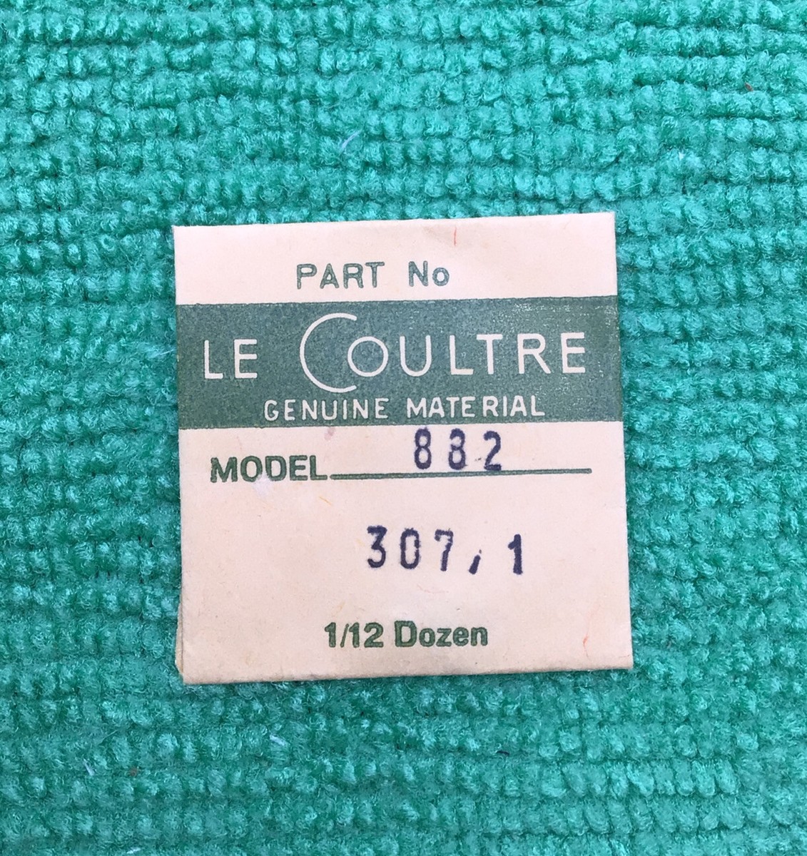 Pièce Mouvement Jaeger-LeCoultre Cal. 882 885 - Original OEM NOS