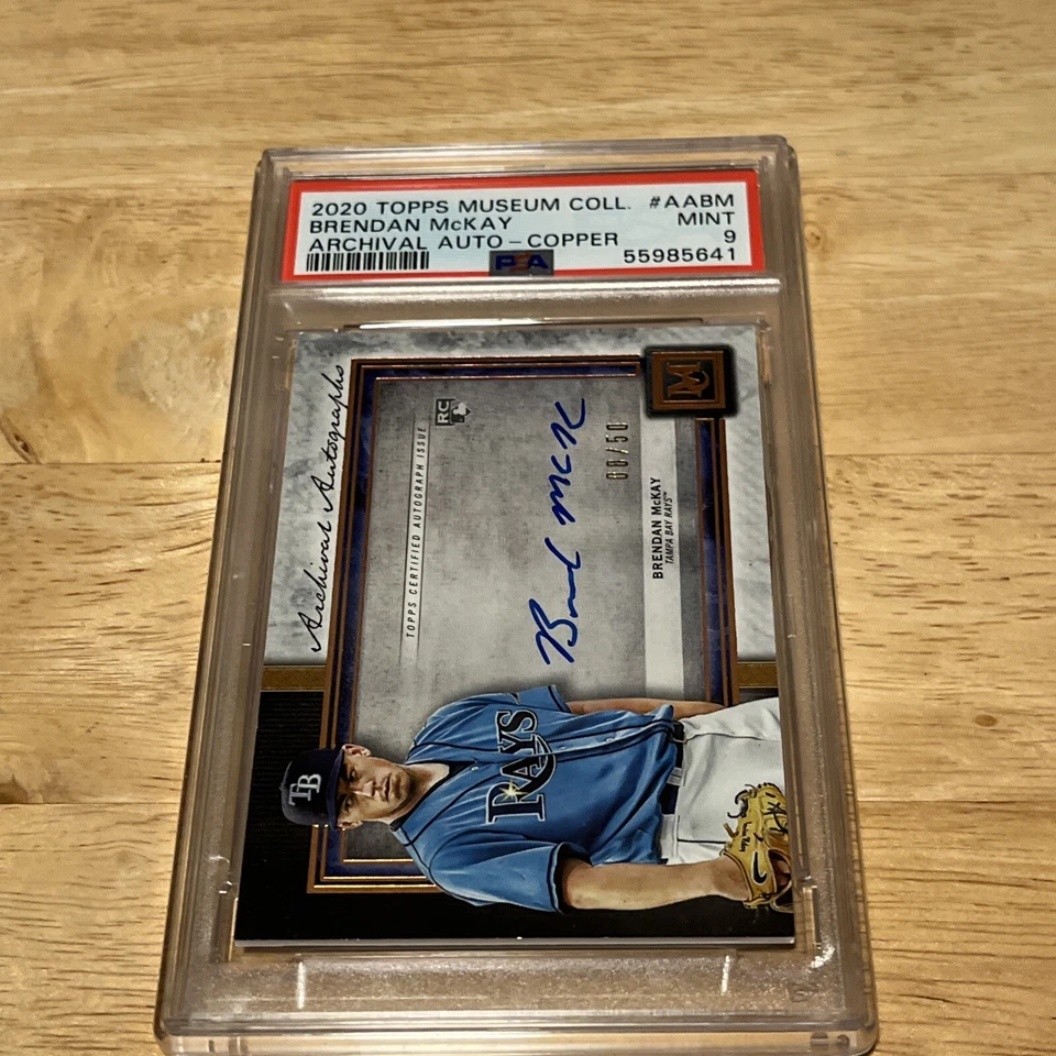 2020 Topps Museum Collection Archival Copper /50 Brendan McKay Rookie Auto RC - Image 3 of 4