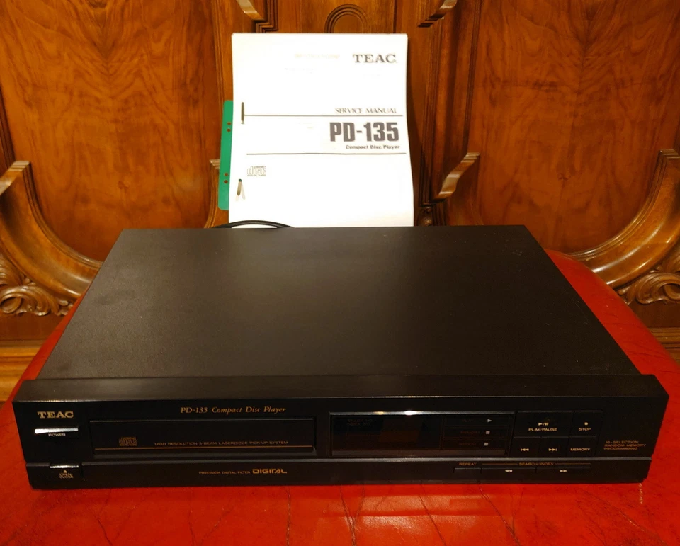 TEAC PD-135 CD-Player inkl Anleitung technisch/optisch einwandfrei GUTER ZUSTAND - Bild 4 von 4