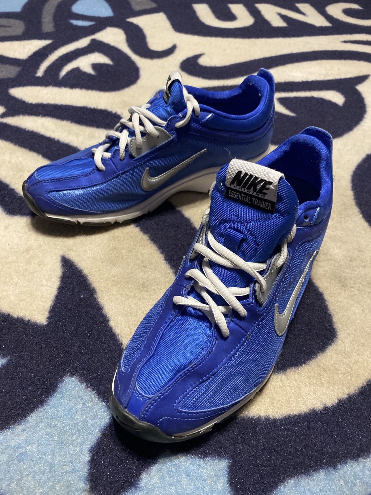 NIKE Essential Trainer Blue Running Active Shoes … - image 1