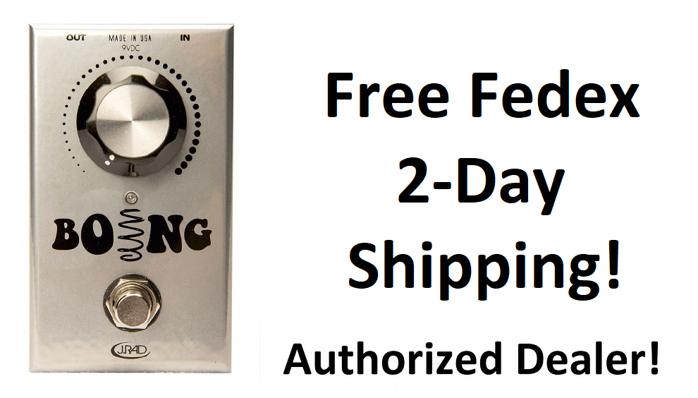 New J Rockett Audio Designs Boing Spring Reverb Guitar Effects