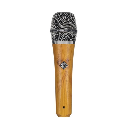 Telefunken M80 Light Wood Custom Dynamic Series Supercardioid Microphone, Oak - Picture 2 of 5
