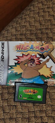 Whac-A-Mole Game boy Advance w/ Manual  FREE CANADA SHIPPING