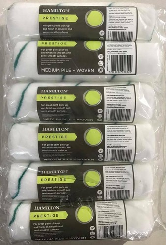 Hamilton Prestige Paint Roller Sleeve Woven Short Medium Long Pile 9" 12" VAT - Picture 10 of 12