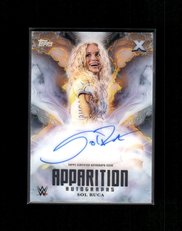 2025 Topps Exalted WWE Sol Ruca #APA-SOL Apparition Autographs