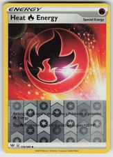 PO-04 Reverse Holo Heat R Energy 174/189 Uncommon SWSH03: Darkness Ablaze NM