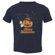 Jack O Lantern Spooky Ghosts - Happy Halloween Toddler T-Shirt