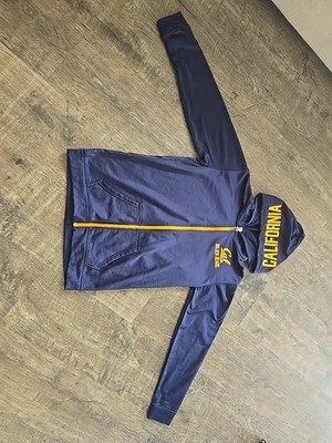 Rivalry Threads University California Golden Bear Blue Full Zip Youth Hoodie  XL