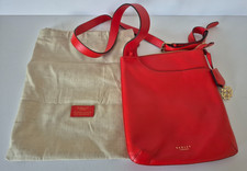 RADLEY 25th Anniversary Pockets Icon Red Leather Medium Crossbody Bag - New