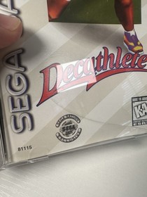 Decathlete (Sega Saturn, 1996) Complete Mint with Manual and Registration Card