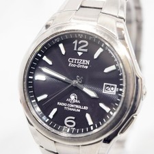 Orologio solare radiocomandato uomo CITIZEN ATTESA TITANIUM EcoDrive H410-T003788