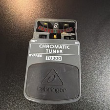 Behringer TU300 Chromatic Tuner Pedal Guitar Bass UNTESTED PARTS OR REPAIR