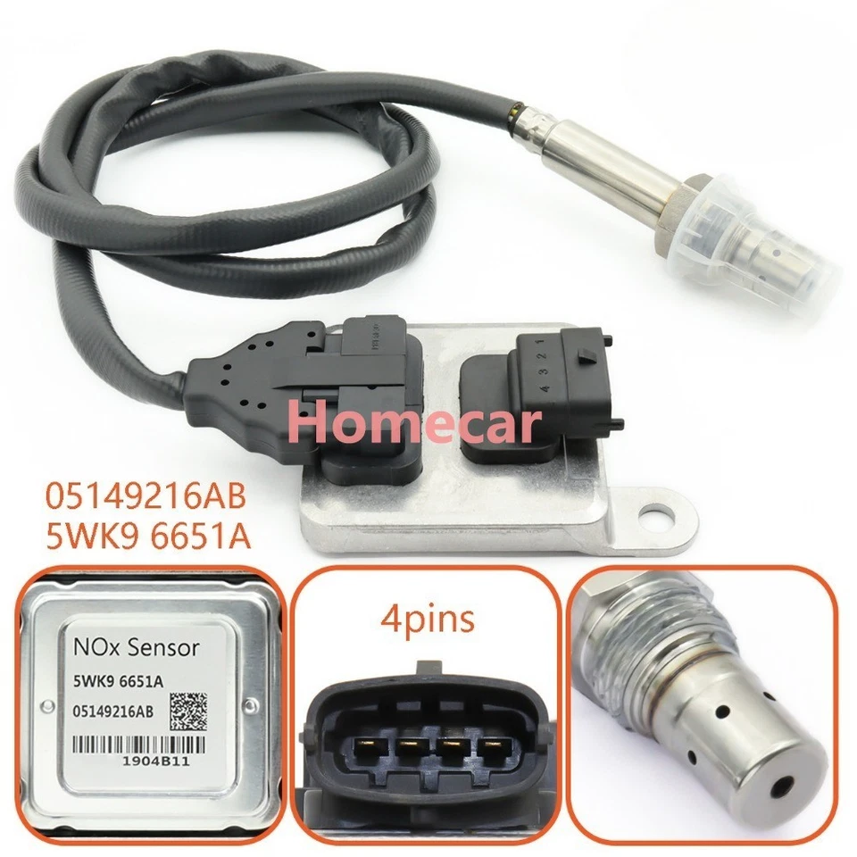 Sensor de óxido de nitrógeno NOx aguas abajo para Dodge Ram 3500 4500 5500 2011-2012 6,7 L Foto 2 de 4